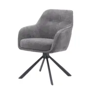 Select Avola III snurrstol, med armstöd - grafitpolyester