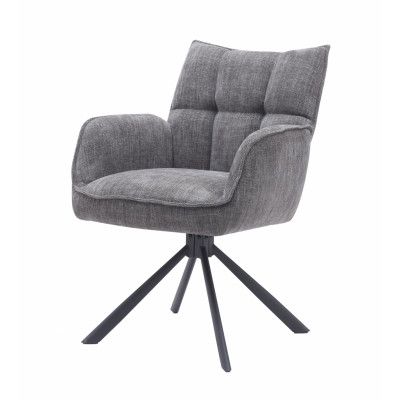 Select Marilla III snurrstol, w. armstöd - grafitpolyester