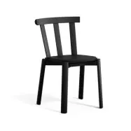 Stolab Alt stol klädd sits björk Elmotique 99001 black-mattsvart 99