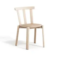 Stolab Alt stol klädd sits björk Elmovegeta 22011-ljus mattlack