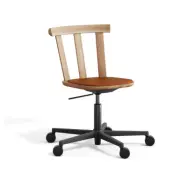 Stolab Alt stol snurrstativ klädd sits ek Elmotique 43807-naturell olja