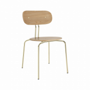 Umage Curious stol Oak-brass legs