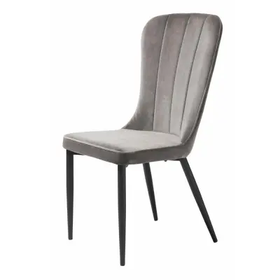 UNIQUE FURNITURE Hudson Stol Grå Sammet