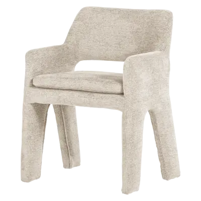 vtwonen Bigfoot Dining Chair Chenille Sand [Fsc]