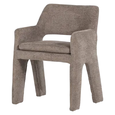 vtwonen Bigfoot Dining Chair Chenille Taupe [Fsc]