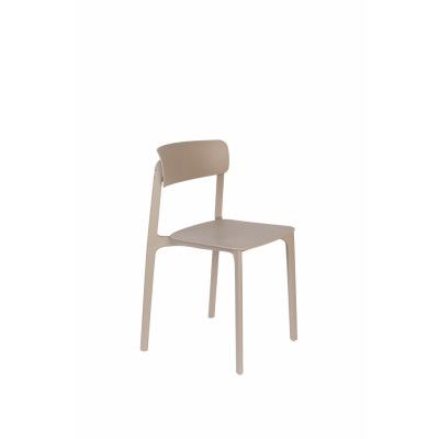 WHITE LABEL LIVING stol Clive ljusbrun