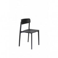 WHITE LABEL LIVING stol Clive svart