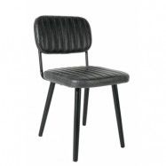 WHITE LABEL LIVING Stol Jake Worn Black