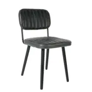 WHITE LABEL LIVING Stol Jake Worn Black