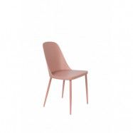 WHITE LABEL LIVING stol Pip helt rosa