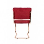 ZUIVER Stol Diamond Kink Royal Red