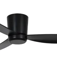 Array takfläkt med belysning, svart, 137 cm, tystgående, Beacon Beacon Lighting - Vardagsrum - Modern - Plast