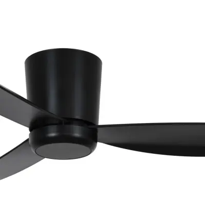 Array takfläkt med belysning, svart, 137 cm, tystgående, Beacon Beacon Lighting - Vardagsrum - Modern - Plast