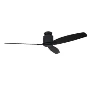 Castor takfläkt matt svart