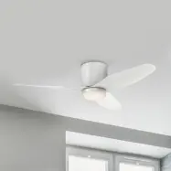 LED-takfläkt Carla, tystgående, 117 cm, vit – Westinghouse - Vardagsrum - Modern - Plast