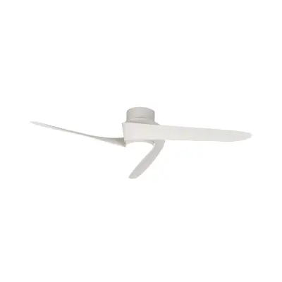 LED-takfläkt Groenland, vit, DC-tyst CCT – Mantra Mantra Iluminación - Vardagsrum - Modern - Plast