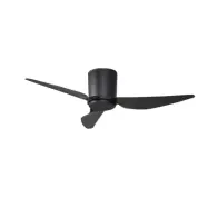 Lindby - Aulo takfläkt Ø 123 cm svart tyst DC