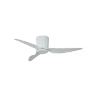 Lindby - Aulo takfläkt Ø 123 cm vit DC tyst