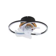 Lindby - Lomana LED Takfläkt CCT Svart