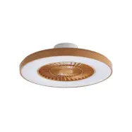 Lindby - Teleo LED Takfläkt CCT Trä