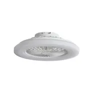 Lindby - Vedin LED-takfläkt, Ø 49 cm, vit, CCT
