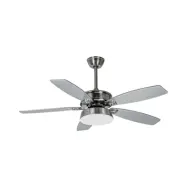 Lucande - Kuvio LED Takfläkt Nickel