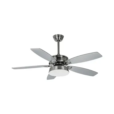 Lucande - Kuvio LED Takfläkt Nickel