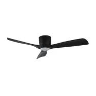 Lucande -  Smart LED-takfläkt Moneno, svart, DC, Tuya