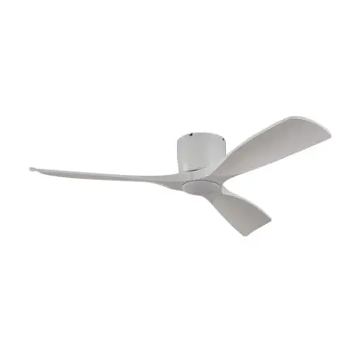 Lucande -  Smart LED-takfläkt Moneno, vit, DC, Tuya