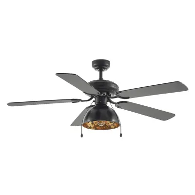 Lucande -  takfläkt med belysning Shamoian, tyst, Ø 130 cm