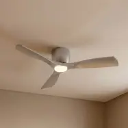 Moneno Smart LED-takfläkt, silver, DC, dimbar, CCT – Lucande - Vardagsrum - Modern - Metall