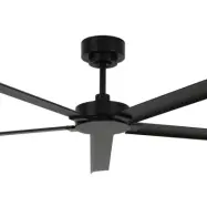 Monza takfläkt, svart, Ø152 cm, IP55 – Beacon Beacon Lighting - Vardagsrum - Modern - Aluminium