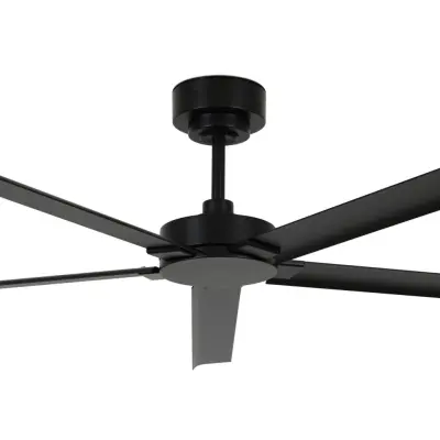 Monza takfläkt, svart, Ø152 cm, IP55 – Beacon Beacon Lighting - Vardagsrum - Modern - Aluminium