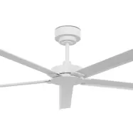 Monza takfläkt, vit, DC, tystgående, Ø 152 cm, IP55 – Beacon Beacon Lighting - Vardagsrum - Modern - Aluminium