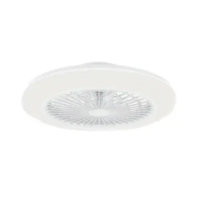 Philips - Amigo LED-takfläkt tyst vit CCT