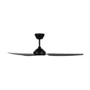 Polis takfläkt, svart, Ø137 cm, tystgående – Beacon Beacon Lighting - Vardagsrum - Modern - Plast