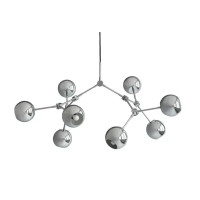 101 COPENHAGEN - Drop Globe ljuskrona Mini krom