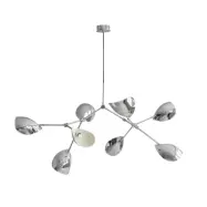 101 COPENHAGEN - Stingray ljuskrona, krom, 152 cm, 8 lampor