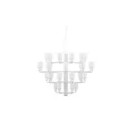 Amp Large takkrona, opal/mattvit 62,5cm