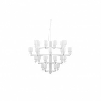 Amp Large takkrona, opal/mattvit 62,5cm