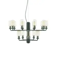 Amp small takkrona, guld/grön