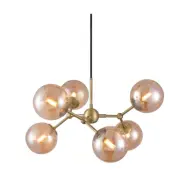 Atom Takkrona Antik Mässing Ø57cm