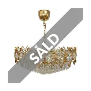 Aurora kristallkrona mässing Ø45