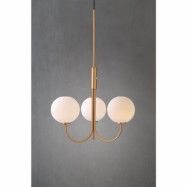 Ballon Krona satinmässing G9