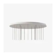 CANOPY Flowerpot Chandelier VP10 31 pendants Ø89 cm Matt White