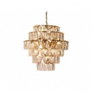 Cozy Living - Chloe Crystal Ljuskrona Clear/Gold Cozy Living