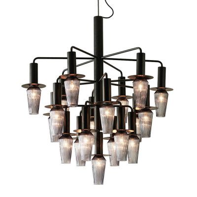 Design By Us - Harakiri Ljuskrona Black/Smoke