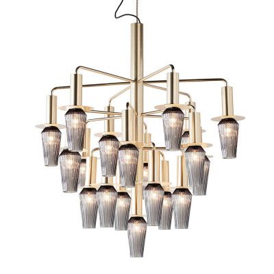 Design By Us - Harakiri Ljuskrona Gold/Smoke