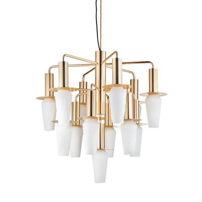 Design By Us - Harakiri Mini Ljuskrona Gold/Opal