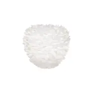 Fjäderlampa Eos Evia medium, vit